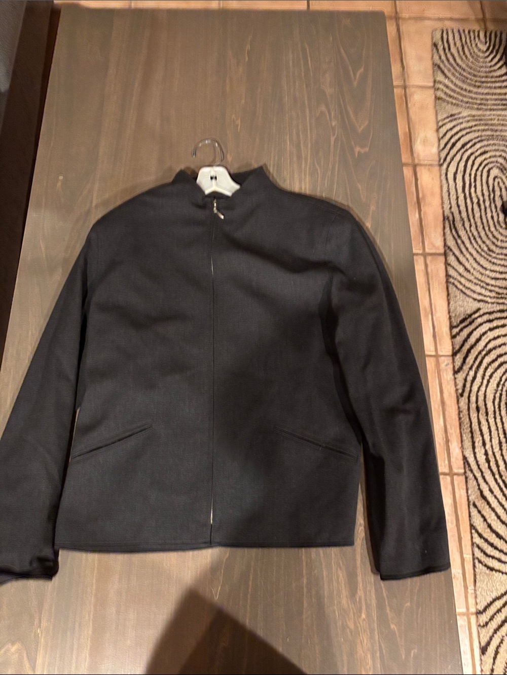 Ralph Lauren Women's Black Lightweight Zip Jacket